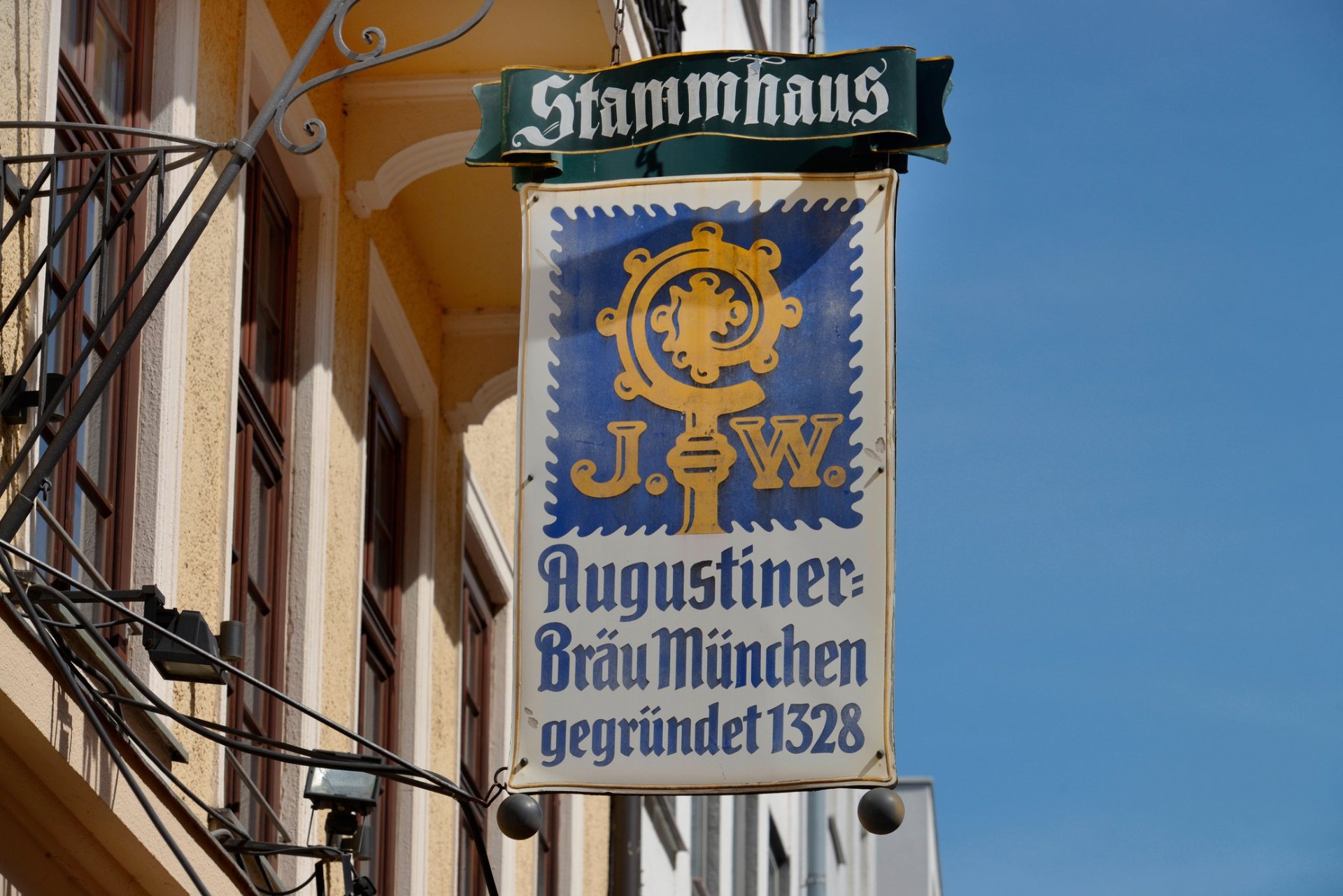 Augustiner Stammhaus - Schild